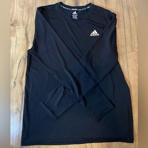 Adidas Men's Classic Black Long Sleeve Tee